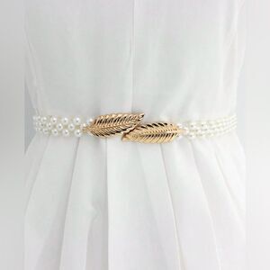 Pearl leaf belt S828